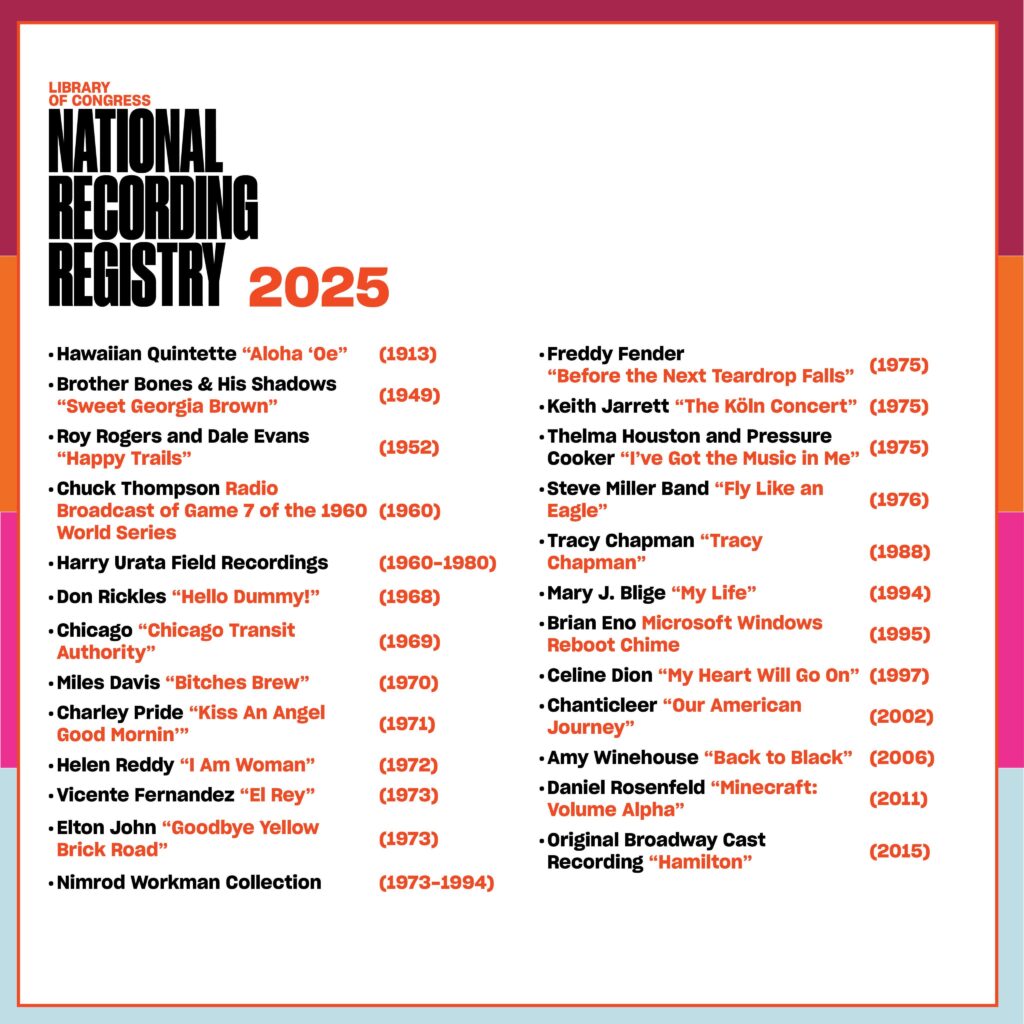 Minecraft: Volume Alpha has been added to the National Recording Registry, only the second piece of video game music to make it after the Super Mario Bros. theme!