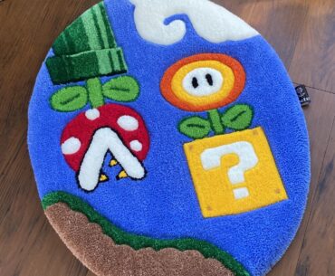 I made a Mario rug :)