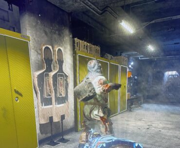 What is he doing here?