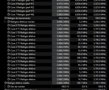 Ryzen 9800x3d undervolted: low effective clock