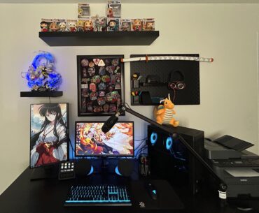 Finally got my first statue. Also still need to work on cable management.