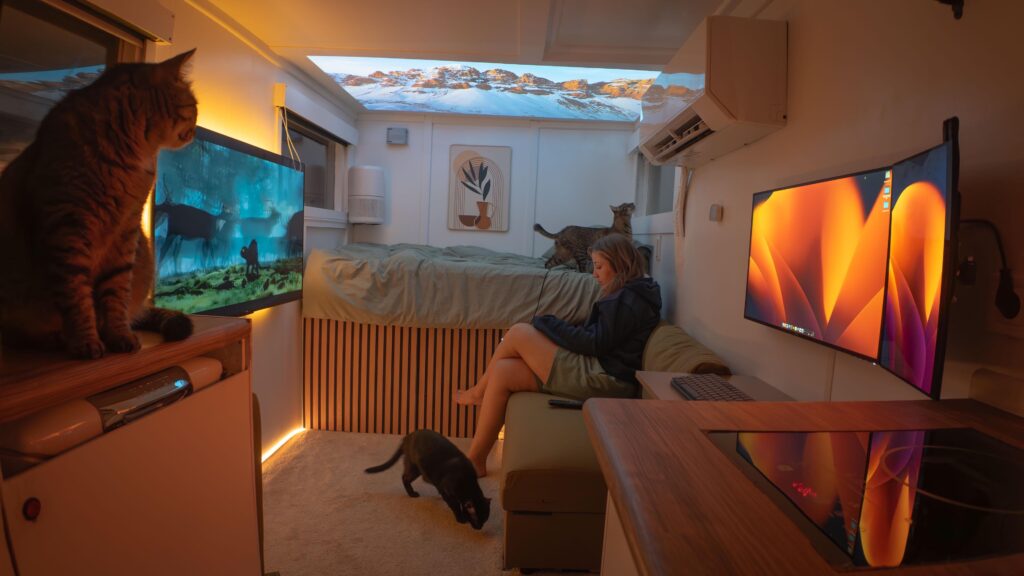 Nighttime Update on Our Van Setup (Sorry for Posting Twice in One Day! :))