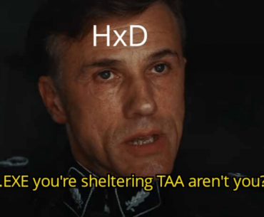 When TAA cannot be disabled in-game