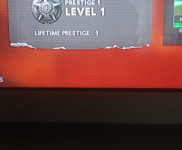 I can't level up after prestiging