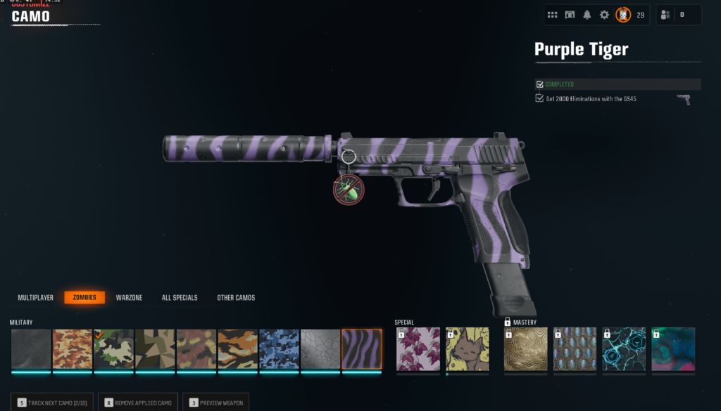just FYI, gs45 and LR762 no longer require crit kills