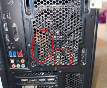 Does anyone know what these red dust looking things are and whether its okay to keep playing with them there?