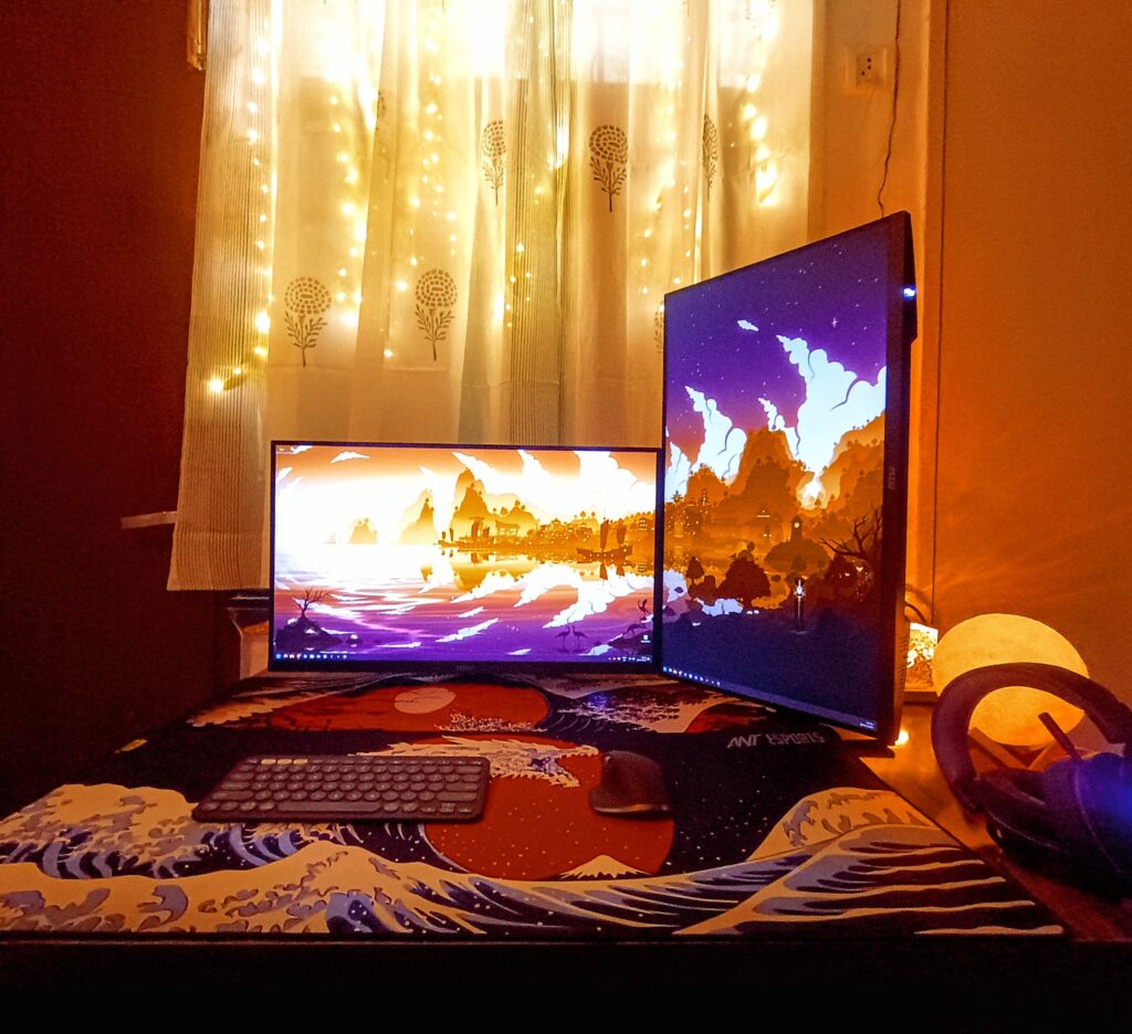 The cozy WFH battlestation