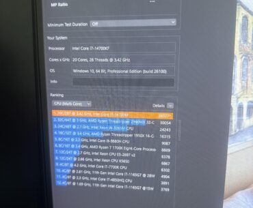 14700K 5.7GHZ all core 5.9 ghz 1-2 cores 4.6ghz ecores