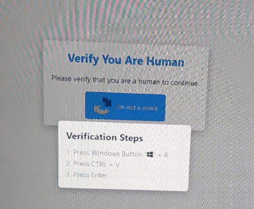 This scam popup didn't even try. It just outright asks you to run their malicious code. It actually made me laugh out loud