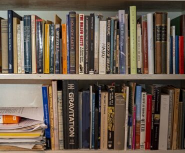 Rudy Rucker's bookshelf
