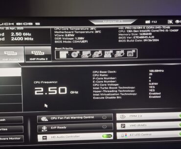 Cpu greyed out in bios