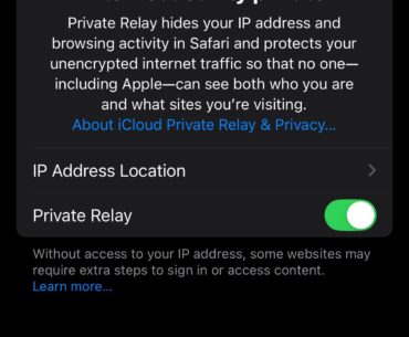 iOS Private Relay concern