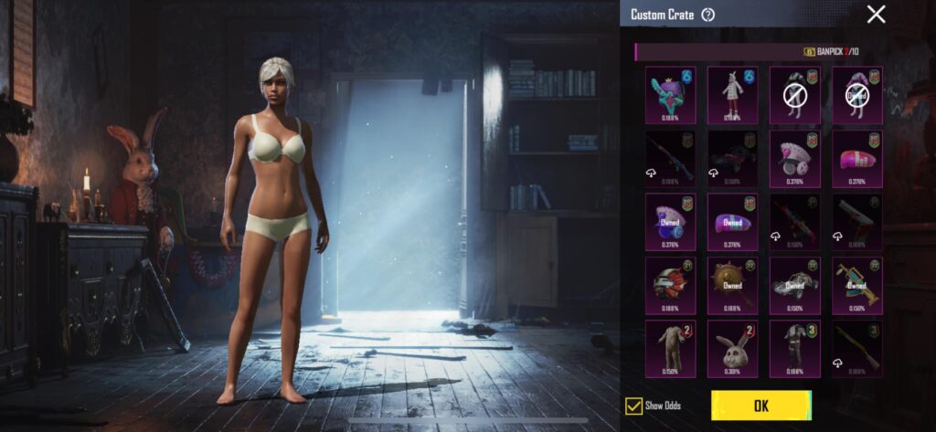What should i ban to get higher chances on bunny set?