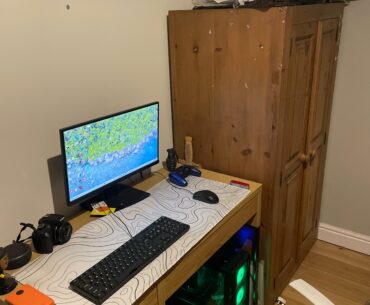 Not sure if this counts as a “battlestation”. Getting a new monitor and improved peripherals soon, also some better decor