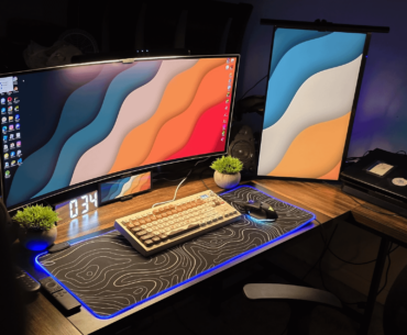 The Vision (name of the setup), visualized.