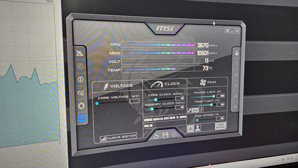 Overclocking Zotac 4070TI-Super Overclocking Zotac 4070TI-Super