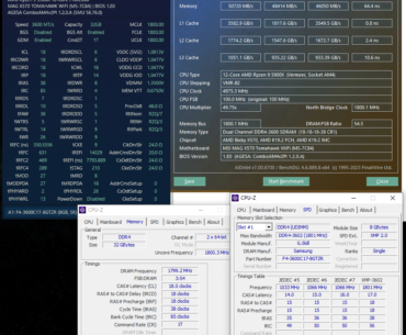 5900X/3600MHz Stable - timing improvements from here?