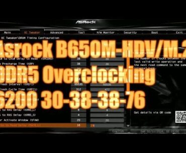 Atrocious DDR5 overclocking results with Hynix A-Die and Ryzen 7500F.