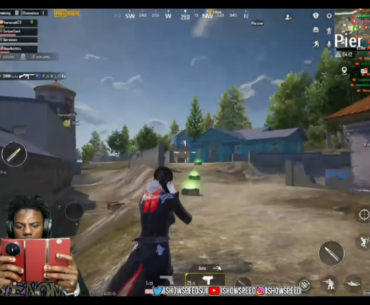 Speed playing pubgm on hawai 3fold phone