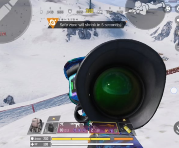 Welcome to codm where not only the female character hitboxes but the rocks hitboxes are also bigger than they appear.