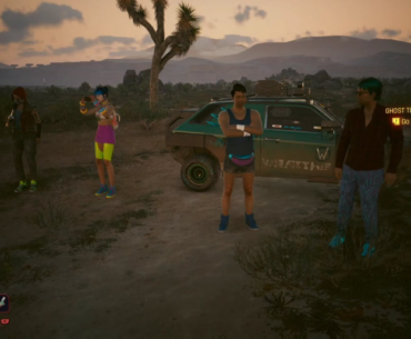 Claire does in fact go back to her garage after a race.