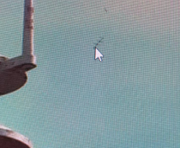 anyone know why my mouse cursor has this?