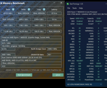 Anormal high latencies. Tried 2 different RAMs. Tried several timmings.