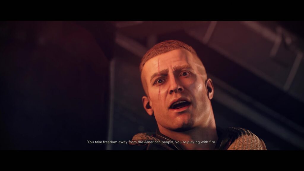 This scene hit a lot harder when it was believable (Wolfenstein II, 2017)