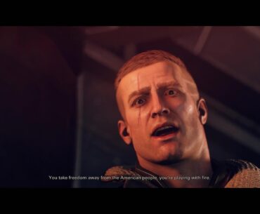 This scene hit a lot harder when it was believable (Wolfenstein II, 2017)