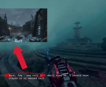 There's a "fog rolling in" easter egg on Shattered Veil