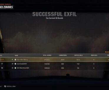 I’m convinced Zombies has its own reverse-SBMM matchmaking system. Because wow.