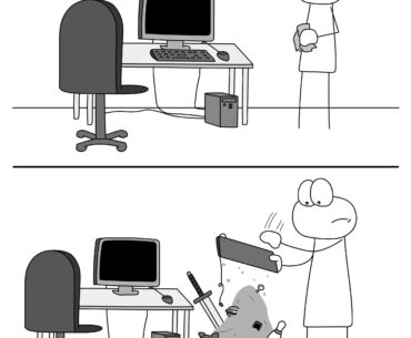 cleaning the keyboard