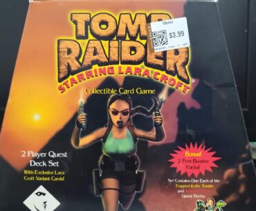 Never knew Tomb Raider had a card game at some point, the first time I've ever encountered it