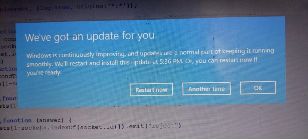 I would love to see "no" as an option