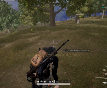 "Im on his back, Nade me bro!"