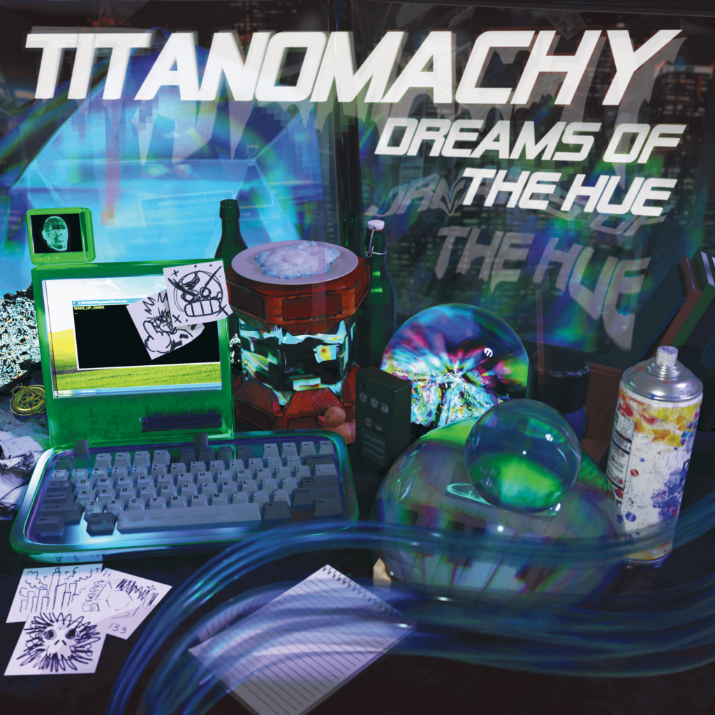 WAKE UP, OMENS. Welcome to the open playtest of TITANOMACHY: Dreams of the Hue, an upcoming queer southern cyberbiopunk roleplaying game by Jackrabbit Collective!