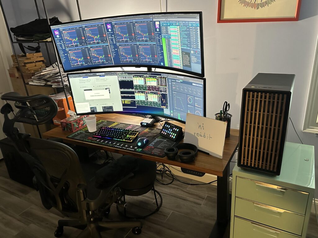 Updated daytrading battlestation