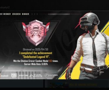 So I finished this achievement..