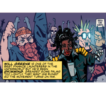 Protests and Suppression, Mercenaries and Profiteers in cyberpunk Cascadia
