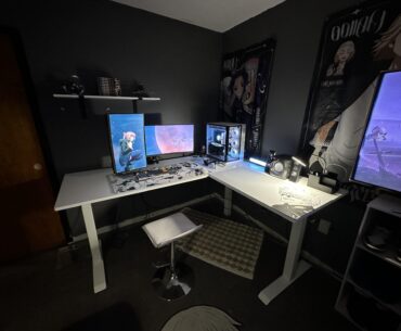 My little L shaped battlestation upgrade, open to any tips 👀