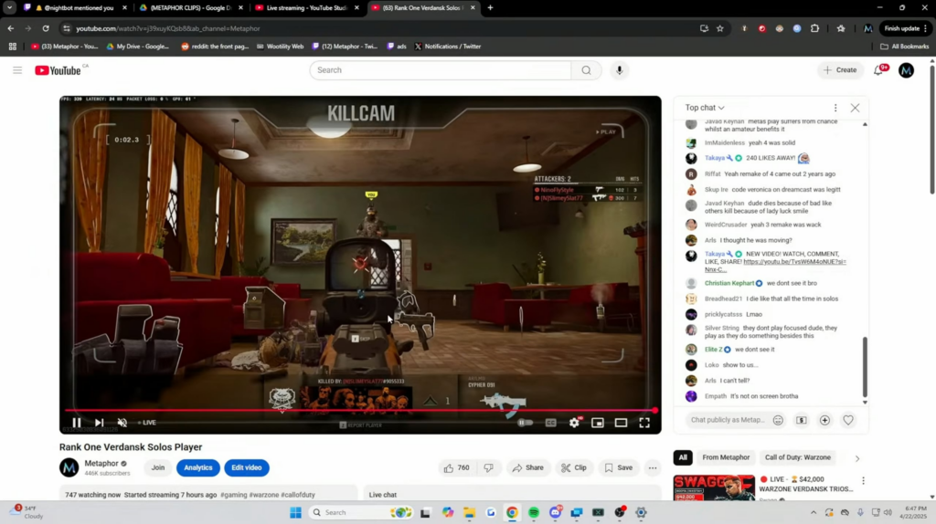 this is insane coming from N1 warzone solo player ''Metaphor''