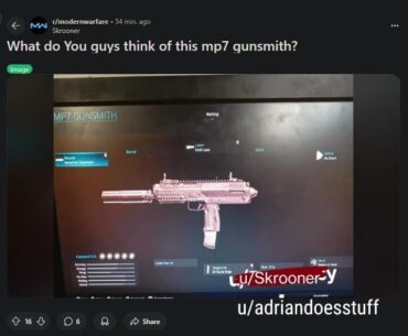 what do you guys think of this screenshot of this mp7 gunsmith?