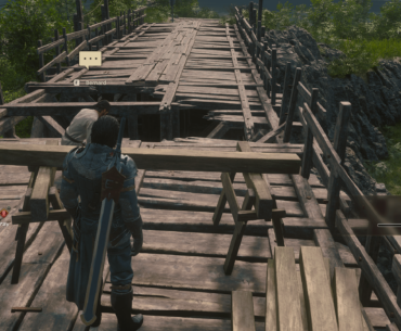 It's funny game logic that this broken bridge can't be crossed(Final Fantasy XVI)