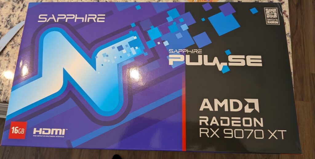 Package secured! Upgrading from a GTX 960 4GB