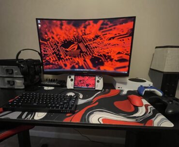 Gaming setup, not great, still too good