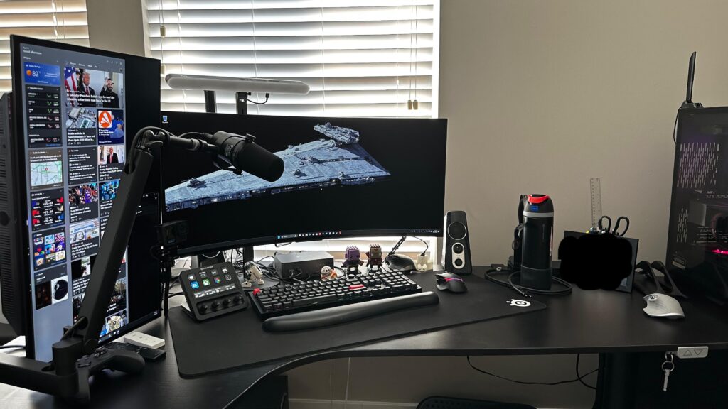 Hard to snap the whole setup in one pic 😅