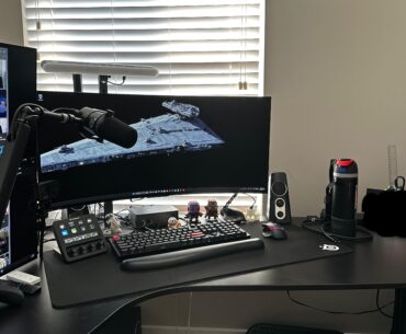 Hard to snap the whole setup in one pic 😅