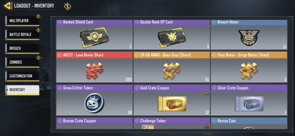 Of course COD gave me 50 AMAX shards when i was at 199, hence i have 51 extra shards now