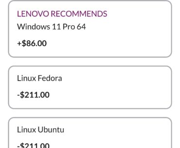 Lenovo now ship with Fedora