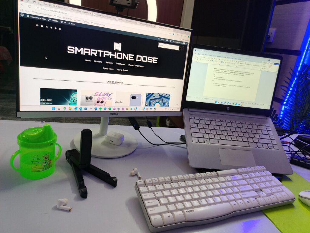 How is my white and silver setup?